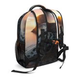 yanfind Children's Backpack Cristo Rei Timor Leste Coast Ocean Beach Sky Travel Sunrise Sunset Dili Outdoors Preschool Nursery Travel Bag