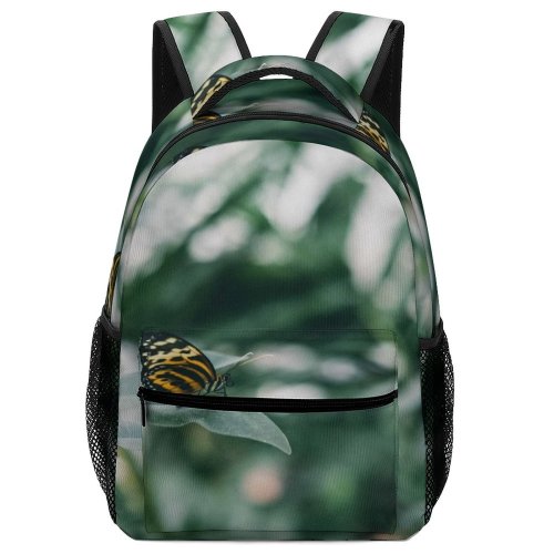 yanfind Children's Backpack Butterfly Insect Invertebrate Perch Bug Plant Moth Wing Leaves Leaf Macro Botanic Preschool Nursery Travel Bag