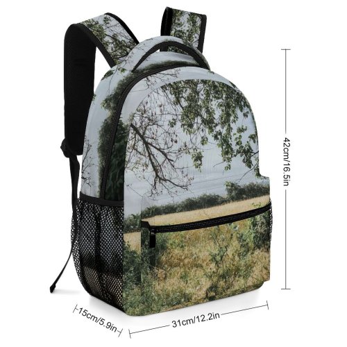 yanfind Children's Backpack Landscape Savanna Plant Wilderness Trunk Wallpapers Pictures Ground Grassland Outdoors Kurdish Preschool Nursery Travel Bag