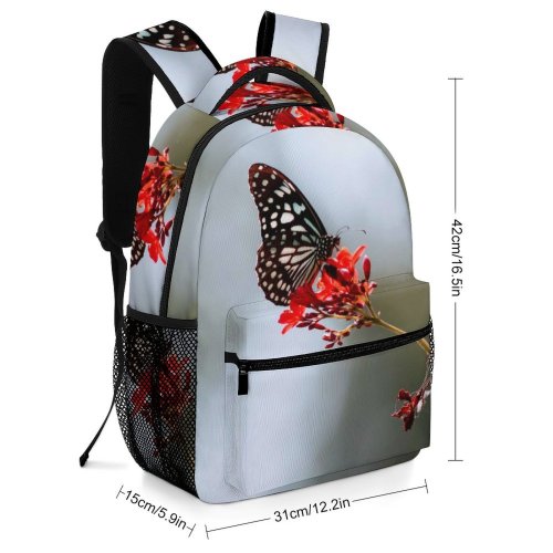 yanfind Children's Backpack Butterfly Insect Flower Invertebrate Park Khanvel India Moth Flora Plant Leaf Forest Preschool Nursery Travel Bag