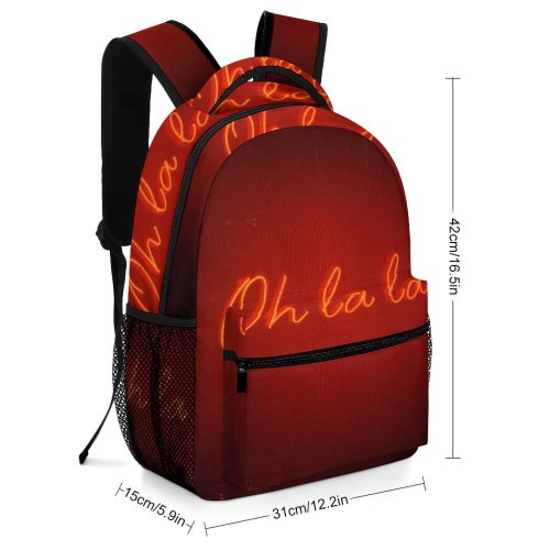 yanfind Children's Backpack Focus Dark Time Design La Header Illuminated Lights Desktop Soundcloud Evening Technology Preschool Nursery Travel Bag