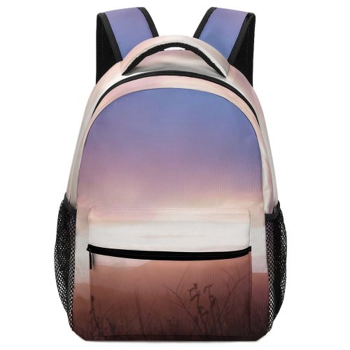 yanfind Children's Backpack Landscape Sunrise Knob Dayton Beauty Pictures Reddish Cloud Outdoors Morning Preschool Nursery Travel Bag