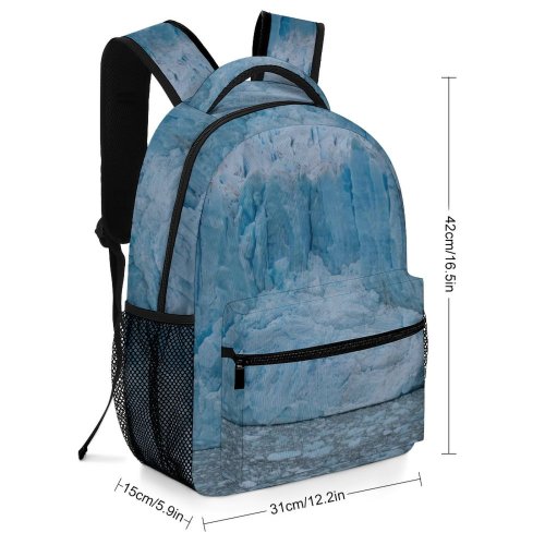 yanfind Children's Backpack Cruz Pictures Outdoors Grey Snow   Argentína Perito Moreno Preschool Nursery Travel Bag