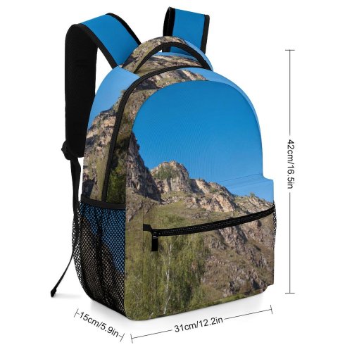 yanfind Children's Backpack Cliff Outdoors  Range Plateau Гора Большой Бермамыт Карачаево Черкесская Республика Россия Peak Preschool Nursery Travel Bag