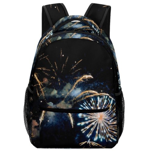 yanfind Children's Backpack Festive Festival Dark Independence Fireworks Light Explosion Fourth Display Flash Th Preschool Nursery Travel Bag