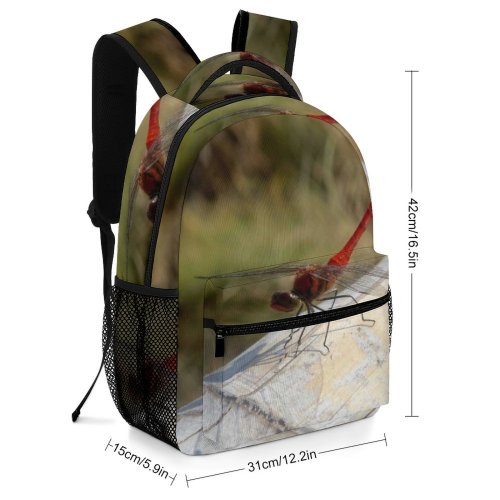 yanfind Children's Backpack Insect Fly Dragonflies Damseflies Invertebrate Net Winged Insects Pest Organism Arthropod Preschool Nursery Travel Bag