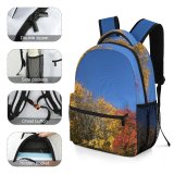 yanfind Children's Backpack Abies Plant Trunk Creative Pictures Outdoors Tree Fir Grass Maple Images Preschool Nursery Travel Bag