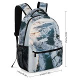 yanfind Children's Backpack Drone  Iceland Gulfoss  Snow Waterfall Free  Stock Outdoors Preschool Nursery Travel Bag