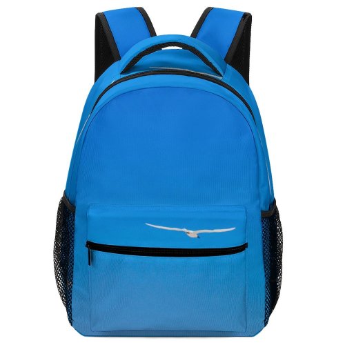 yanfind Children's Backpack Bird Sky Fly Flying Daytime Flight Wing Cloud Seabird Travel Gliding Preschool Nursery Travel Bag
