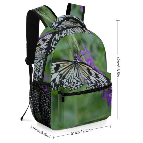 yanfind Children's Backpack Butterfly Insect Invertebrate Birds Monarch Kite Tree Nymph Idea Leuconoe Nymphalidae Rice Preschool Nursery Travel Bag