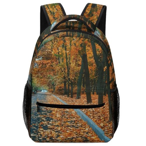 yanfind Children's Backpack Leaf Plant Domain Trunk Pictures Ground Outdoors Tree Maple Public Path Preschool Nursery Travel Bag