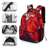 yanfind Children's Backpack Flora Petals Blooming Roses Outdoors Bloom Flowers Preschool Nursery Travel Bag
