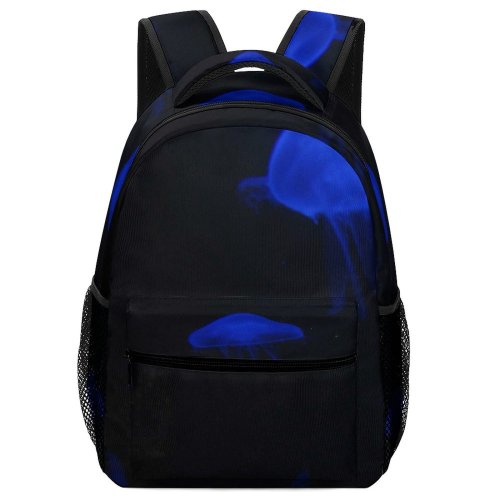 yanfind Children's Backpack Fish Jelly Texture Ocean Aquarium Brest France Oceanopolis Jellyfish Bioluminescence Electric Cnidaria Preschool Nursery Travel Bag