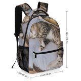 yanfind Children's Backpack Pet Box Pillow Tabby Whiskers Carton Furry Face Cat Fur Preschool Nursery Travel Bag