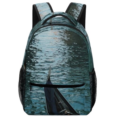 yanfind Children's Backpack Grand Vacation Canal Venice Venetian Famous Daylight Travel Building Boat River Preschool Nursery Travel Bag