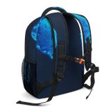 yanfind Children's Backpack Arrecife Geographical Outer Satellite   Pictures Alacranes Above Outdoors Preschool Nursery Travel Bag