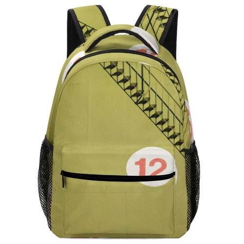yanfind Children's Backpack Boston United States Wall Building Trademark Number Twelve Sunlight Staircase Stairs Light Preschool Nursery Travel Bag