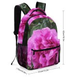 yanfind Children's Backpack  Flower Geranium Plant Rose Petal Flora Plants Peony Purple Preschool Nursery Travel Bag