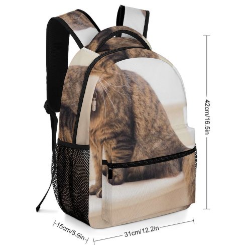yanfind Children's Backpack London Abyssinian  Kitten Fur Cat Wallpapers Manx Cute Creative Images Preschool Nursery Travel Bag