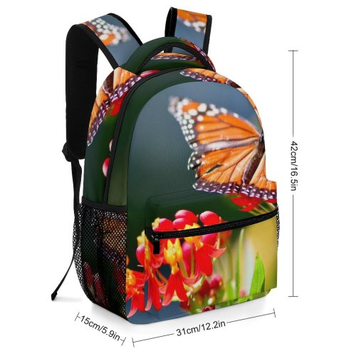 yanfind Children's Backpack Mariposa Buenos Mariposamonarca Caba Fly Domain Monarch Butterfly Argentina Public Bee Preschool Nursery Travel Bag
