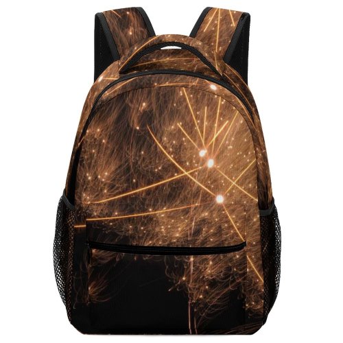 yanfind Children's Backpack Fireworks Bang Year Darkness Light Sky Night Event Stock Fte Preschool Nursery Travel Bag