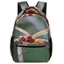 yanfind Children's Backpack Insect Flight Dragonflies Damseflies Invertebrate Macro Net Winged Insects Pest Preschool Nursery Travel Bag