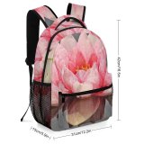 yanfind Children's Backpack Flora Petals Waterlily Plant Bloom Pond Flower Nymphaea Preschool Nursery Travel Bag