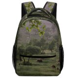 yanfind Children's Backpack Field Grassland Outdoors Countryside Farm Grazing Meadow Pasture Ranch Rural Khorram Abad Preschool Nursery Travel Bag