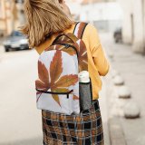 yanfind Children's Backpack Autumn Leaf Maple Design Season Fall Leaves Preschool Nursery Travel Bag