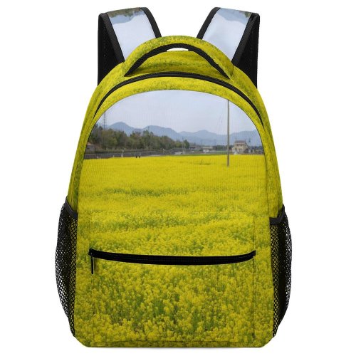 yanfind Children's Backpack Field Grassland Outdoors Countryside Farm Meadow Rural Public Domain Preschool Nursery Travel Bag