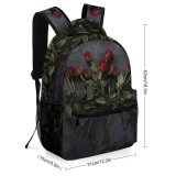 yanfind Children's Backpack  Flower Plant Rose Love Yourself Self Care Valentines Romance Petal Grey Preschool Nursery Travel Bag