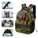 yanfind Children's Backpack Field Grassland Outdoors Countryside Farm Rural Grazing Meadow Pasture Ranch Arang Kel Preschool Nursery Travel Bag