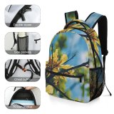 yanfind Children's Backpack Flower Plant  Flora Tree Branch Leafe Sky Leaf Leave Outside Outdoor Preschool Nursery Travel Bag