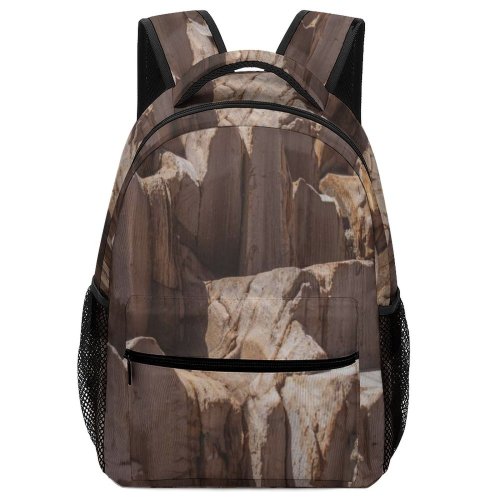 yanfind Children's Backpack Erosion Rocky Dry Desert Formation Landscape Daylight Travel Formations Geological Outdoors Geology Preschool Nursery Travel Bag