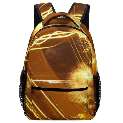 yanfind Children's Backpack Fireworks Night Streaks Light Lighting Heat Graphics Preschool Nursery Travel Bag