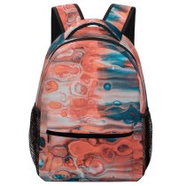 yanfind Children's Backpack  Outdoors Abstract HQ Wave Motion Art Texture Blood Preschool Nursery Travel Bag
