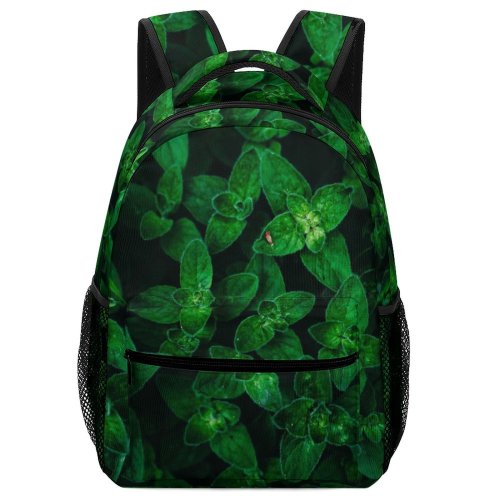 yanfind Children's Backpack Wide Plant Plants Herb Wode Sound Fractal Ornament Special Dream Wall Preschool Nursery Travel Bag