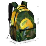 yanfind Children's Backpack Freshness Tree Lemon Juice Dewdrops Nutrition Tropical Fruit Crop Preschool Nursery Travel Bag
