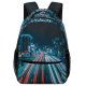 yanfind Children's Backpack  Street City Time Lights Downtown Roadway Lapse Cityscape Parked Fast Lamps Preschool Nursery Travel Bag