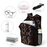 yanfind Children's Backpack Fireworks Light Dark Plant Stem Preschool Nursery Travel Bag
