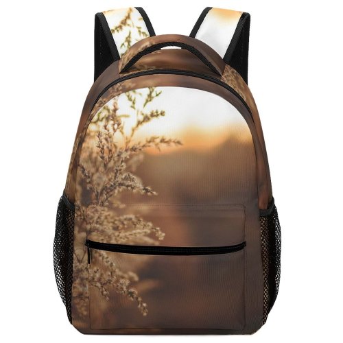 yanfind Children's Backpack Grass Focus Field Outdoors Light Reed Preschool Nursery Travel Bag