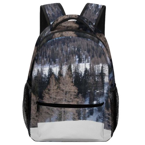 yanfind Children's Backpack Bianco Abies Neve Pine Plant Domain Albero Pictures Skii Rio Grey Preschool Nursery Travel Bag