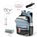 yanfind Children's Backpack Bay Shore Vehicle Boat Summer Travel Coast Sand Transportation Sea Outdoors Watercraft Preschool Nursery Travel Bag