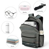 yanfind Children's Backpack Bay Picturesque Serene Amazing Navigate Journey Beautiful Yacht Ripple Vacation Scenery Preschool Nursery Travel Bag