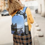 yanfind Children's Backpack Abies Range Tree  Snow Plant Fir Free  Stock Outdoors Preschool Nursery Travel Bag