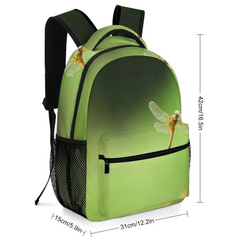 yanfind Children's Backpack Greenery Fly Big Bug Insect Dragonflies Damseflies Macro Invertebrate Damselfly Preschool Nursery Travel Bag
