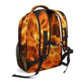 yanfind Children's Backpack Flames Fire Hot Warm Flame Heat Gas Bonfire Preschool Nursery Travel Bag