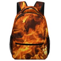 yanfind Children's Backpack Flames Fire Flame Burn Heat Bonfire Preschool Nursery Travel Bag