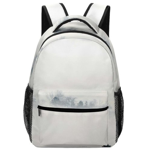 yanfind Children's Backpack Fog Outdoors Mist Hirzel Schweiz Forest Landscape Mysterious Mystical Tree Cloud Light Preschool Nursery Travel Bag