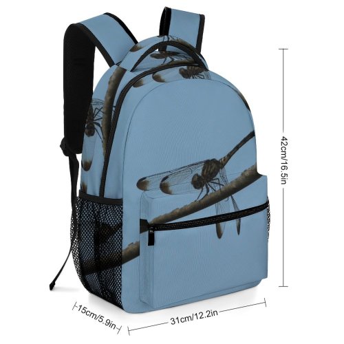 yanfind Children's Backpack Bug Wing Outdoors Insect Delicate Dragonflies Damseflies Twig Sky Invertebrate Net Preschool Nursery Travel Bag